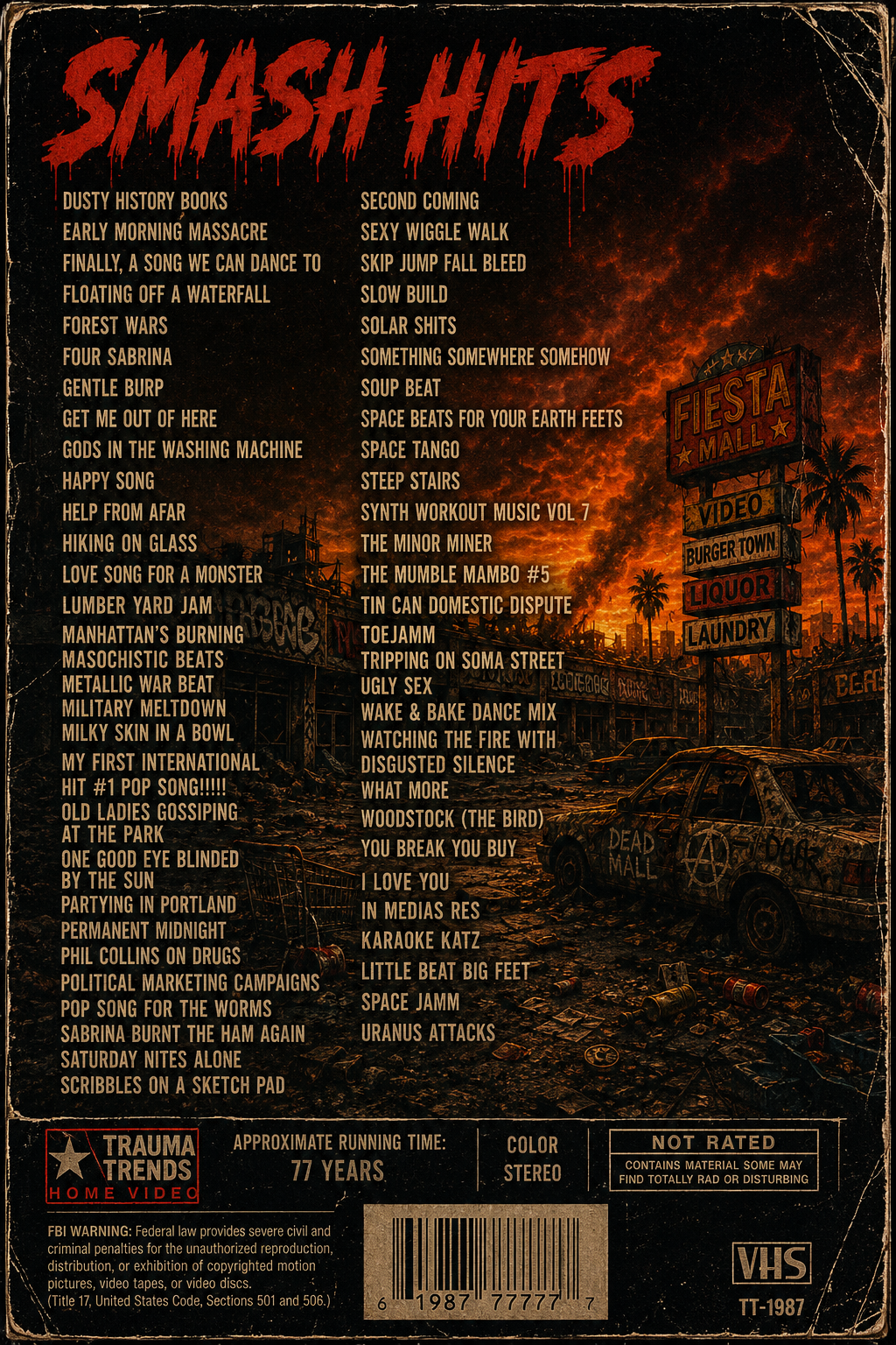 Post Apocalyptic Picnic Back Cover